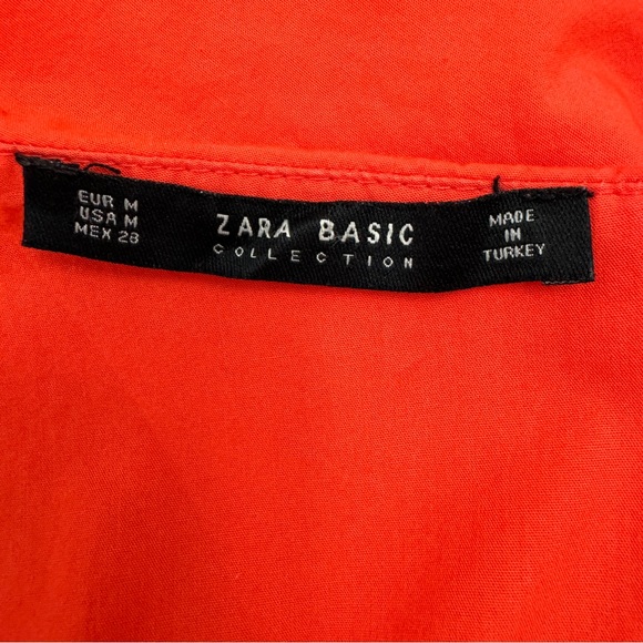 Zara Orange One Shoulder Jumpsuit Size Medium - Picture 8 of 8